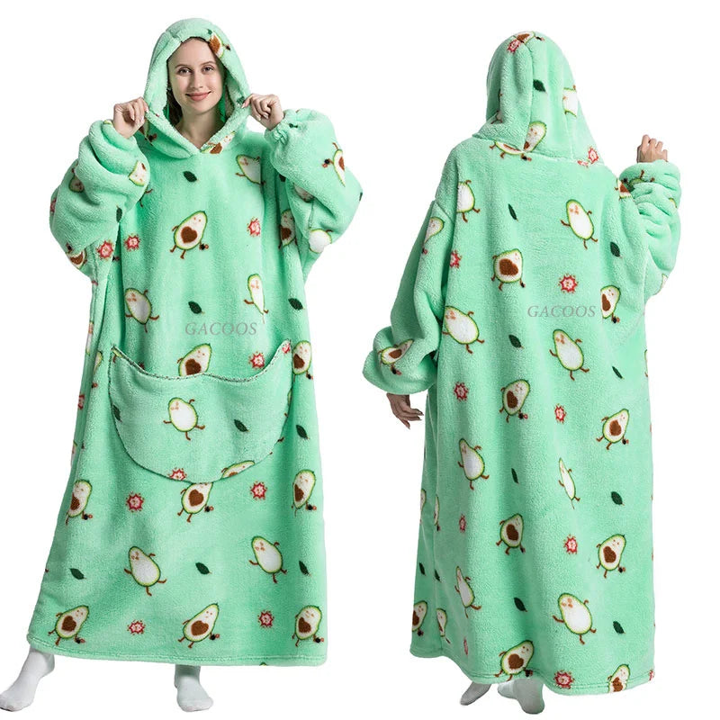 SnugWrap Oversized Hooded Sherpa Blanket - photo 3