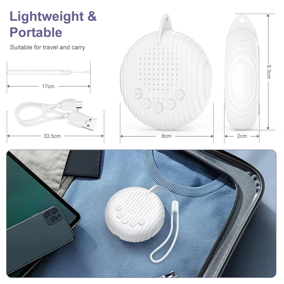 HushBox Portable White Noise Sound Machine