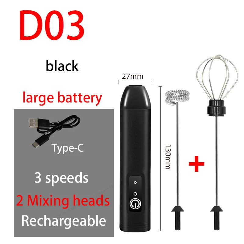 FoamPro Rechargeable Milk Frother & Whisk