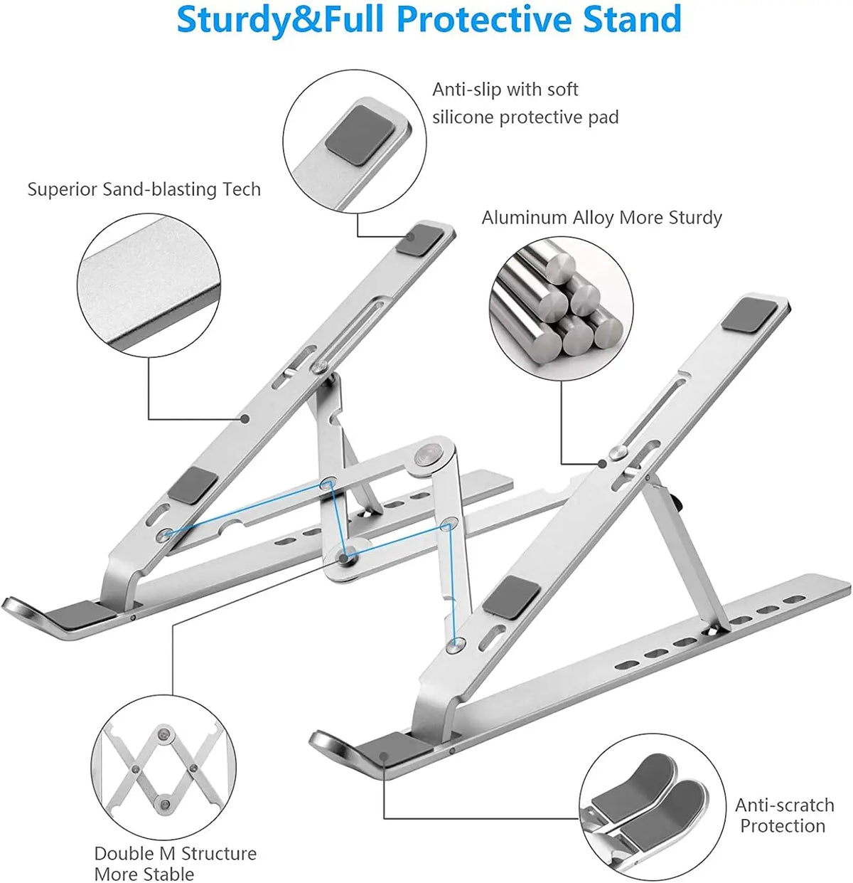 LiftDesk Foldable Aluminum Laptop Stand - photo 4