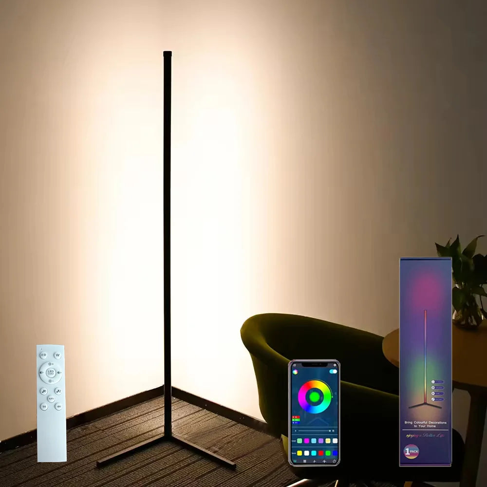 LumaCorner Smart RGB Corner Floor Lamp
