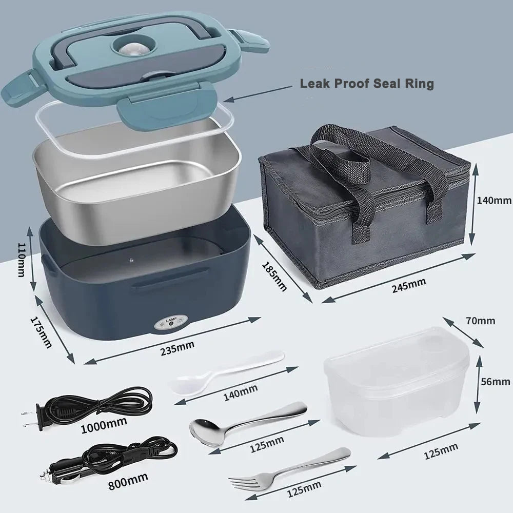 HeatBox Portable Electric Lunch Box Warmer - photo 2
