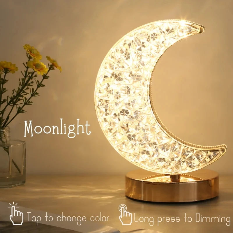 MoonSphere Crystal Ball Touch Night Light