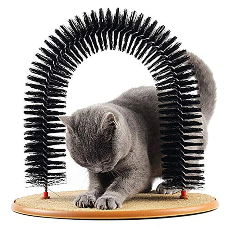 PurrArch Cat Self-Groomer & Scratch Pad