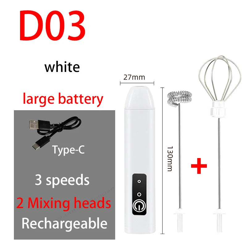 FoamPro Rechargeable Milk Frother & Whisk