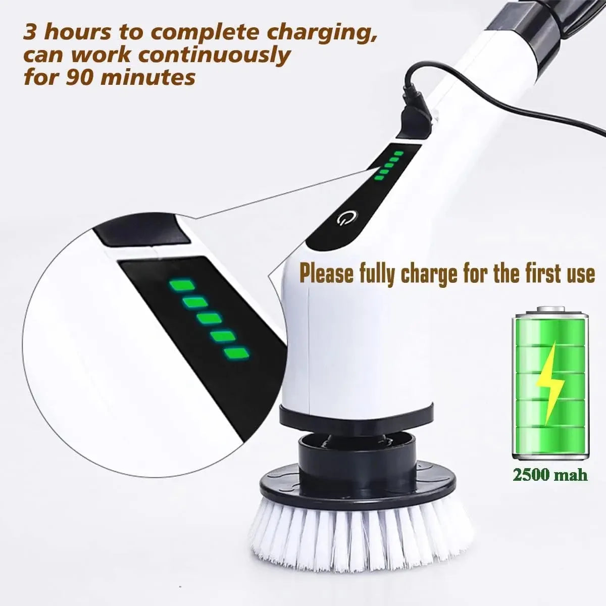 ScrubMate Cordless Electric Spin Scrubber