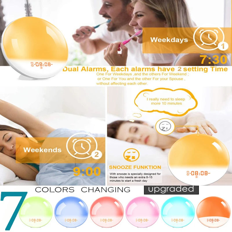 DawnRise Sunrise Alarm Clock & Wake-Up Light