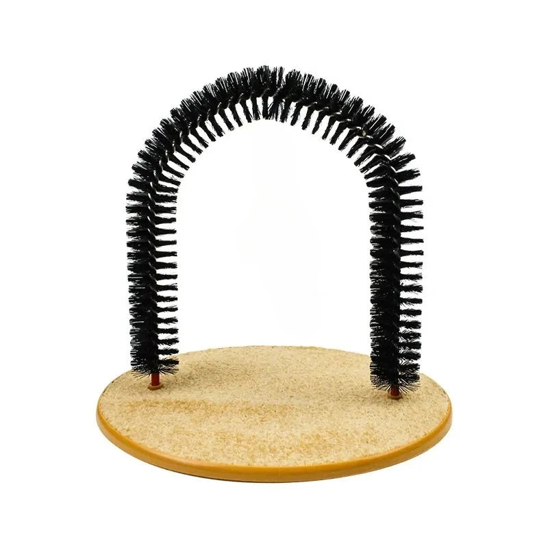 PurrArch Cat Self-Groomer & Scratch Pad