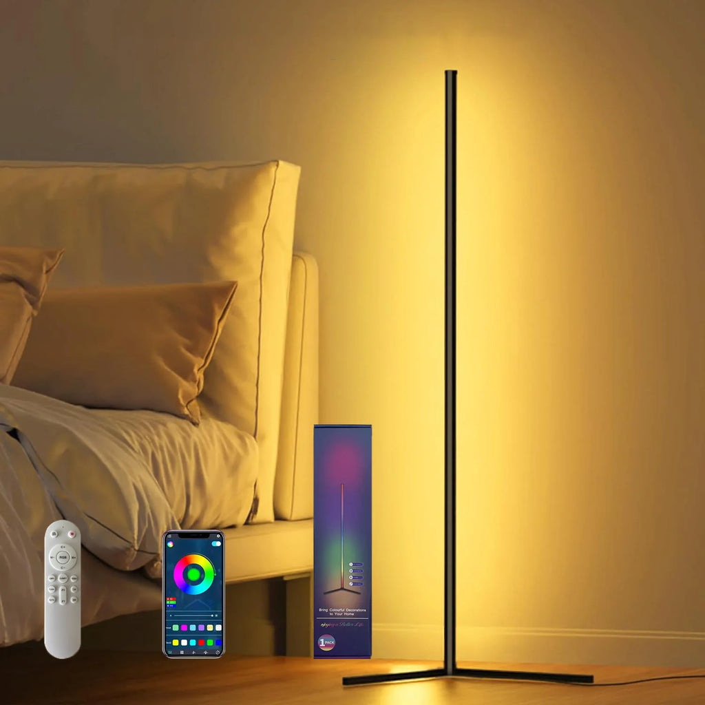 LumaCorner Smart RGB Corner Floor Lamp
