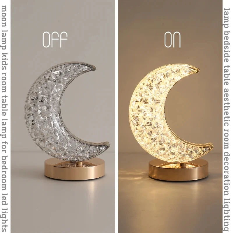 MoonSphere Crystal Ball Touch Night Light