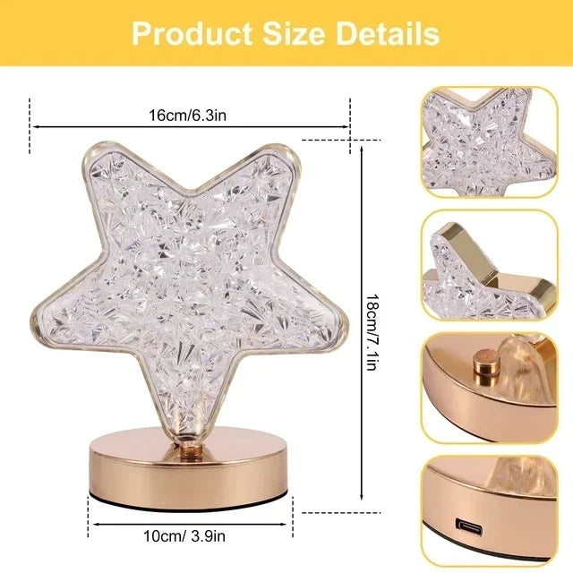 MoonSphere Crystal Ball Touch Night Light