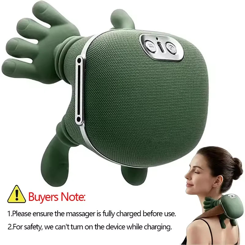KneadEase Heated Shiatsu Neck & Back Massager