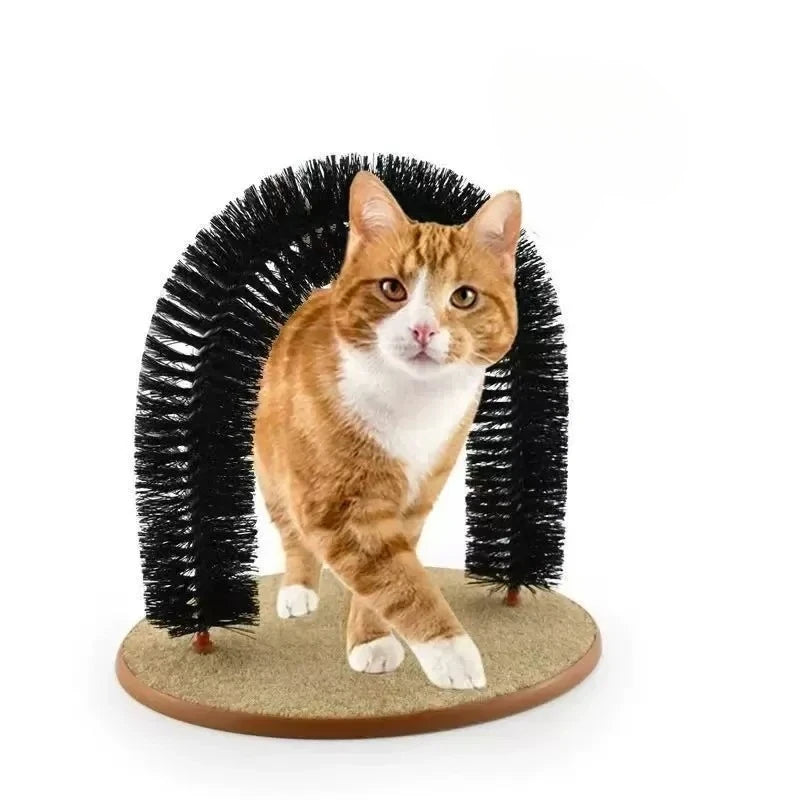 PurrArch Cat Self-Groomer & Scratch Pad