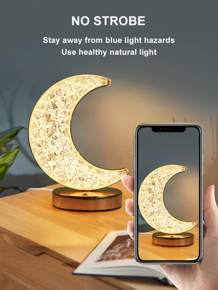 MoonSphere Crystal Ball Touch Night Light