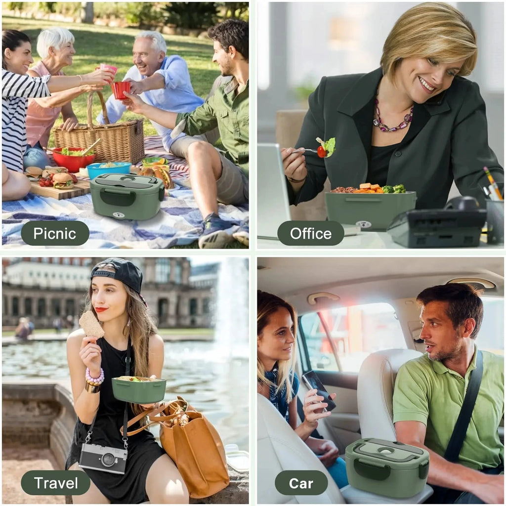 HeatBox Portable Electric Lunch Box Warmer - photo 3