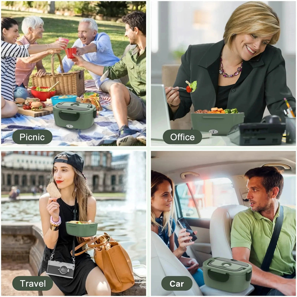 HeatBox Portable Electric Lunch Box Warmer - photo 3