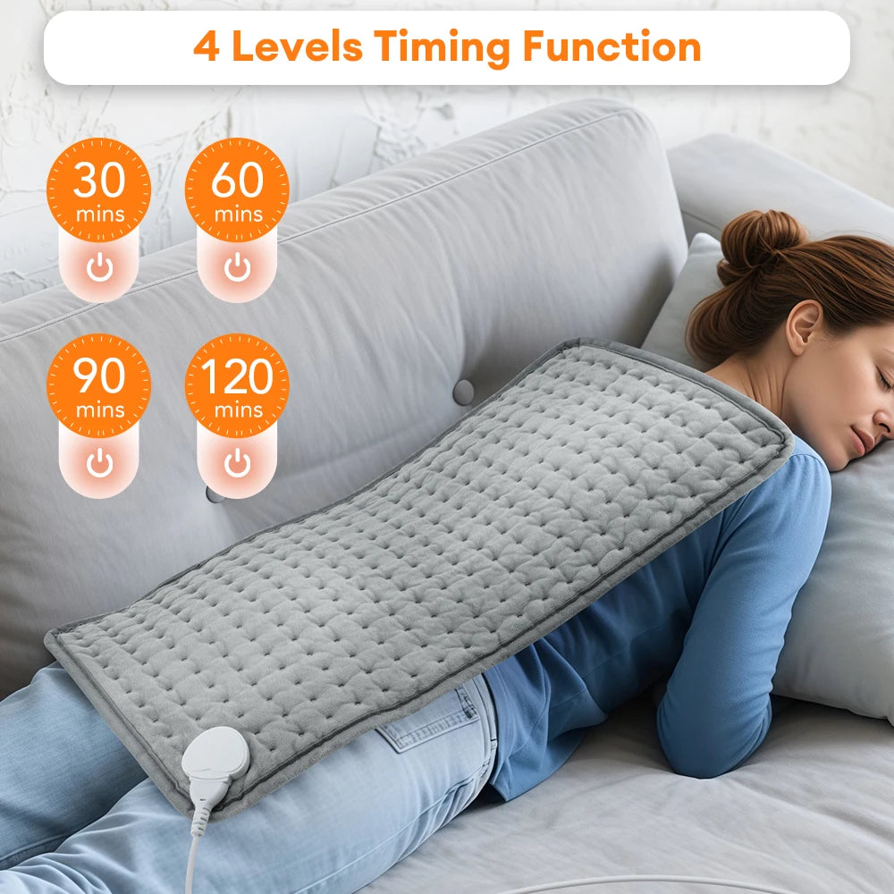 HeatEase Electric Heating Pad for Back, Belly & Knees