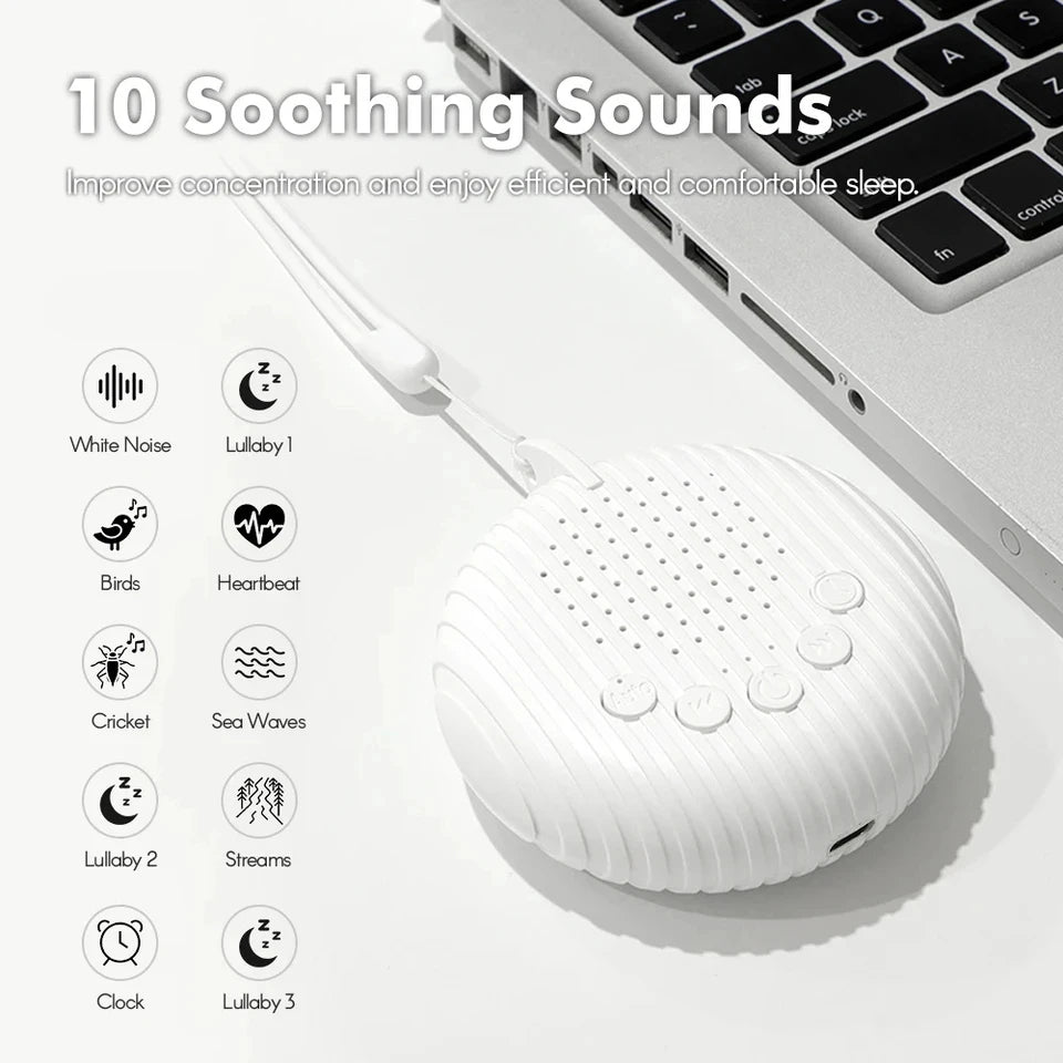 HushBox Portable White Noise Sound Machine